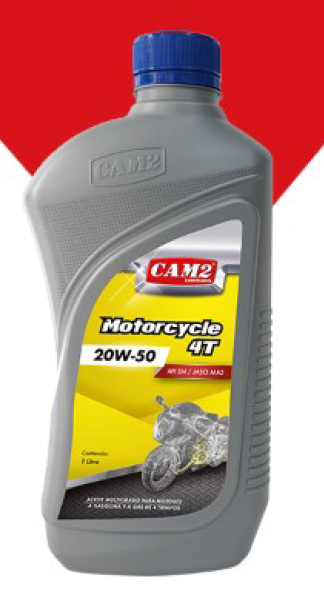 Aceite para motocicleta CAM2 4T 20W-50
