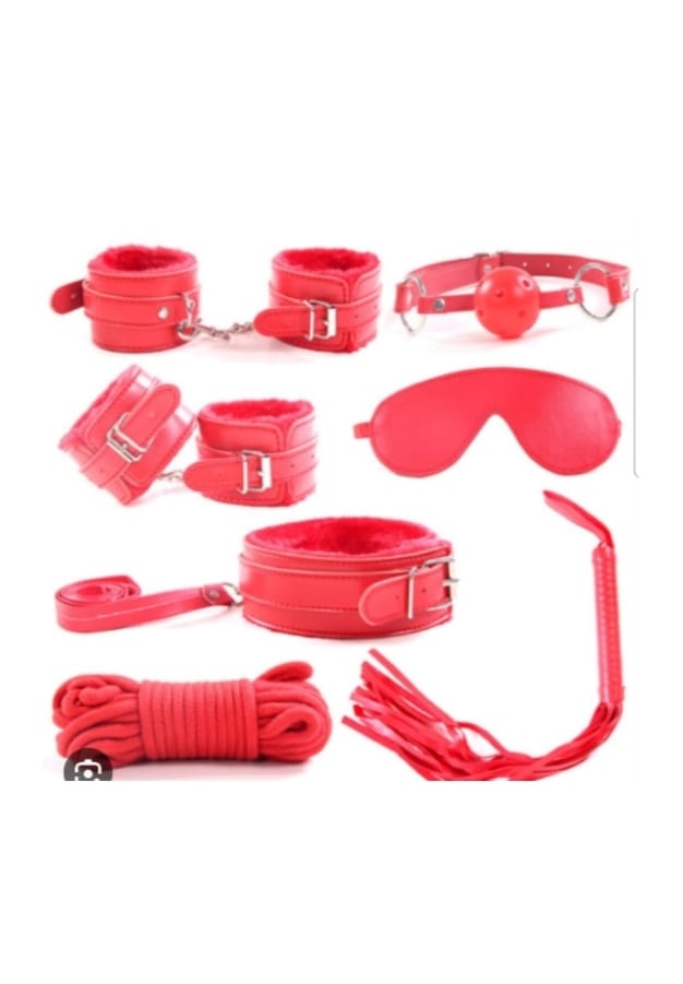 Red Bondage Set