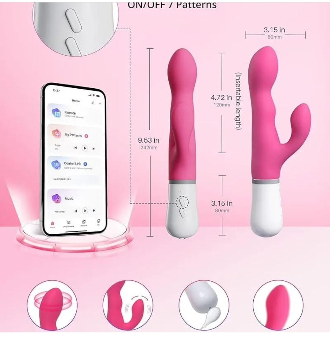 Dual Motor Vibrator with App Control