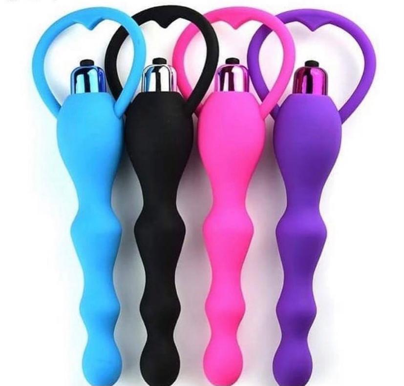Silicone Vibrating Anal Beads