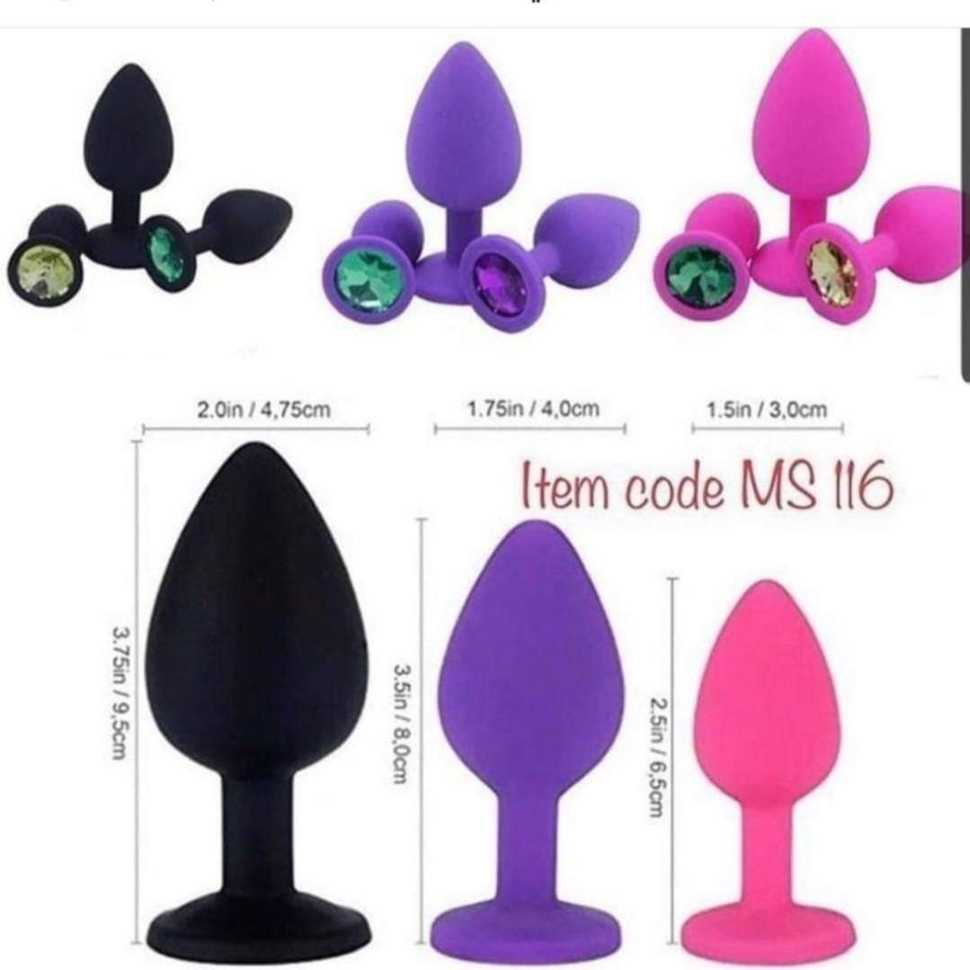 Silicone Butt Plug Set