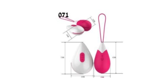 Wireless Remote Control Egg Vibrator