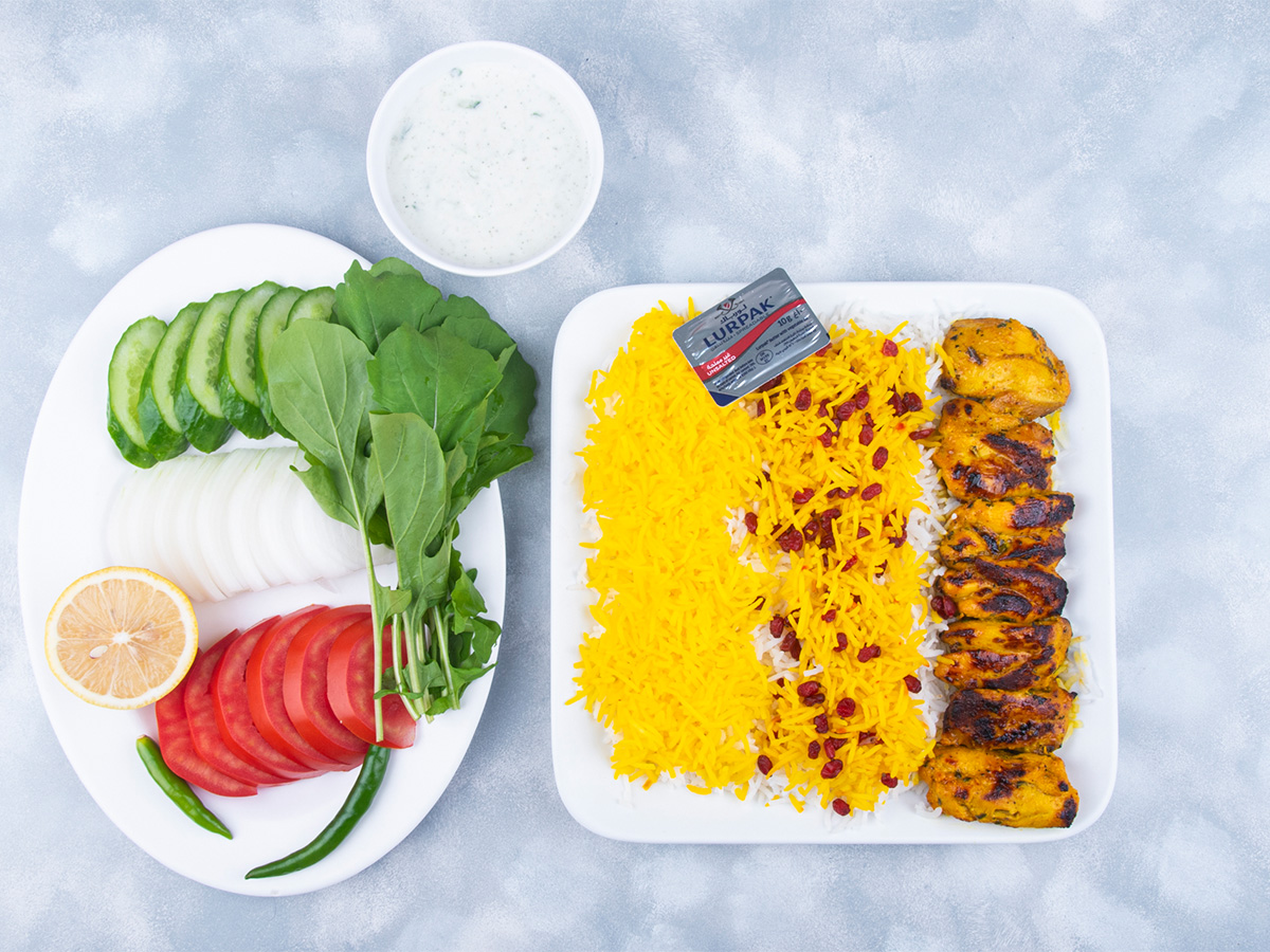 Saffron Chicken with Rice