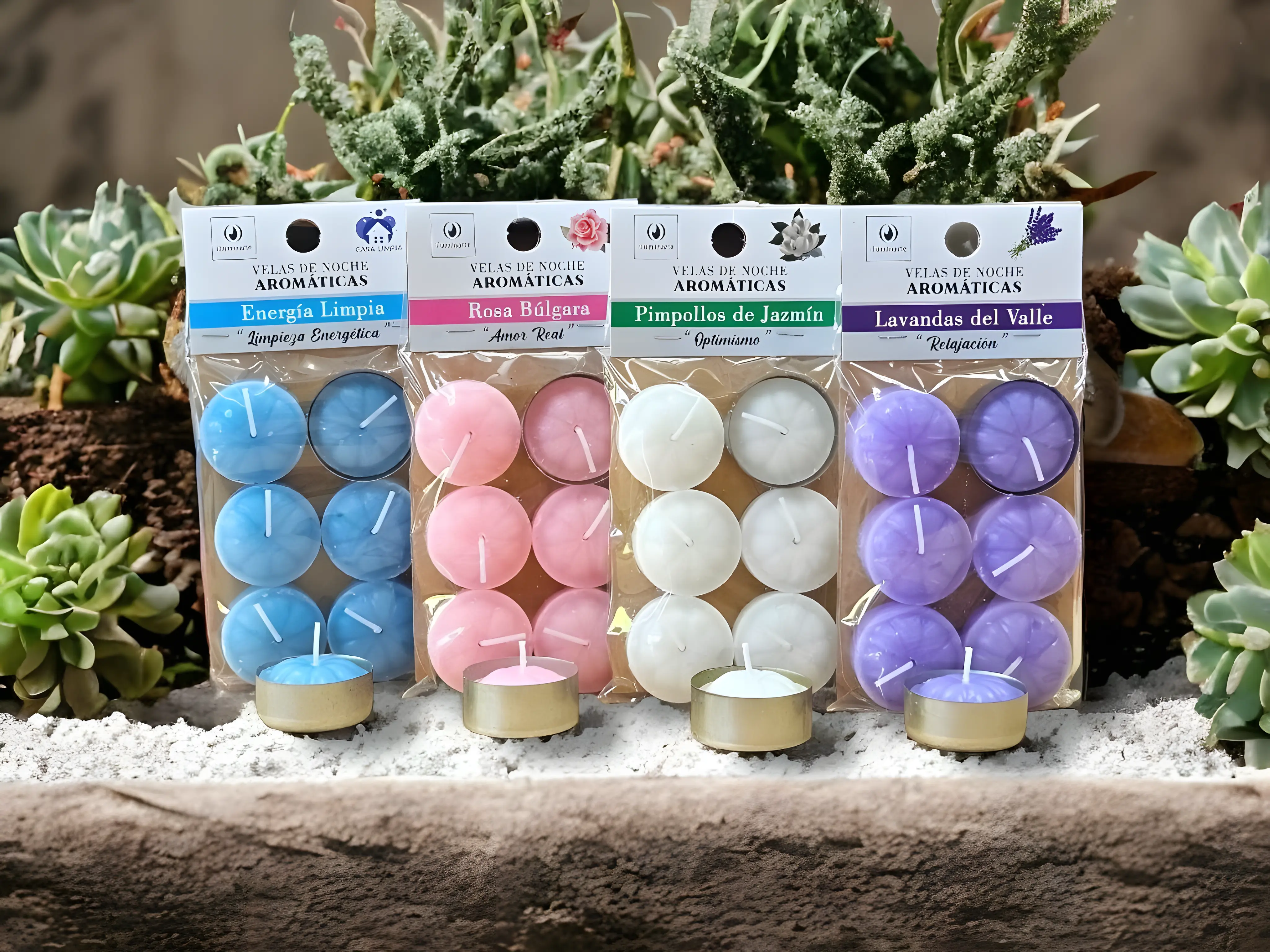 VELAS DE NOCHE X6 AROMÁTICA