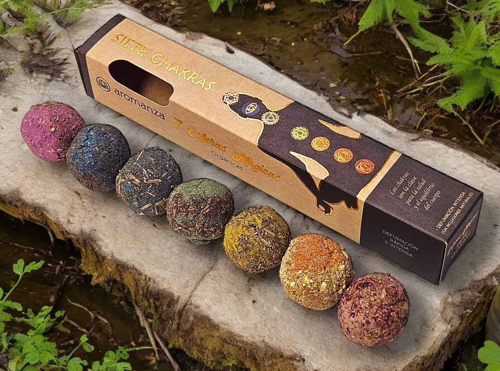 Esferas 7 Chakras - Aromanza
