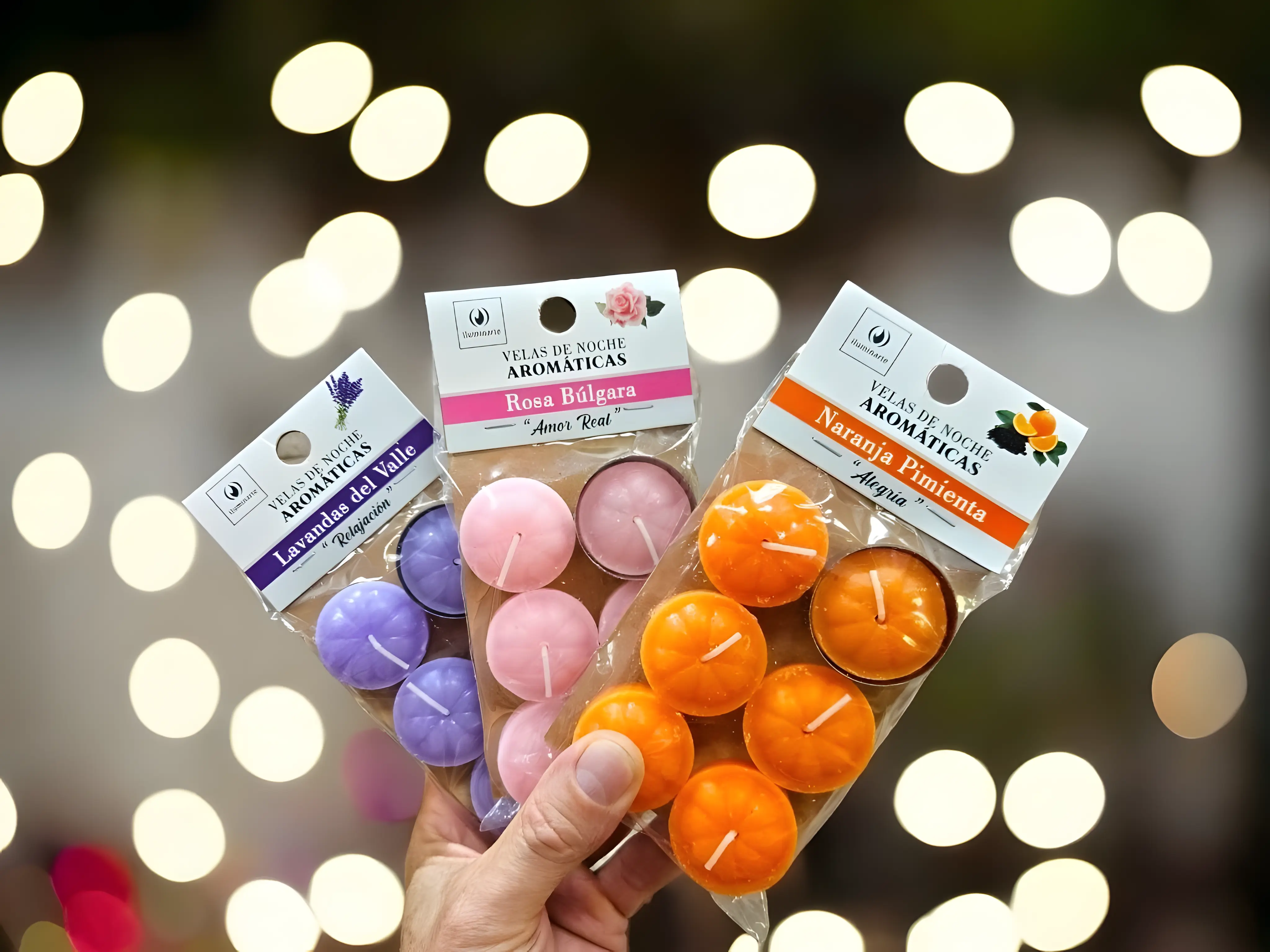 VELAS DE NOCHE X6 AROMÁTICA