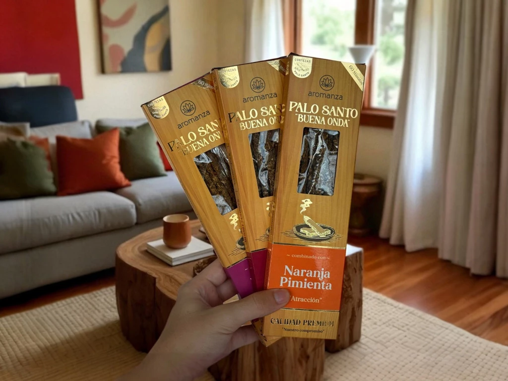 Sahumerios Buena Onda (Palo Santo) - Aromanza