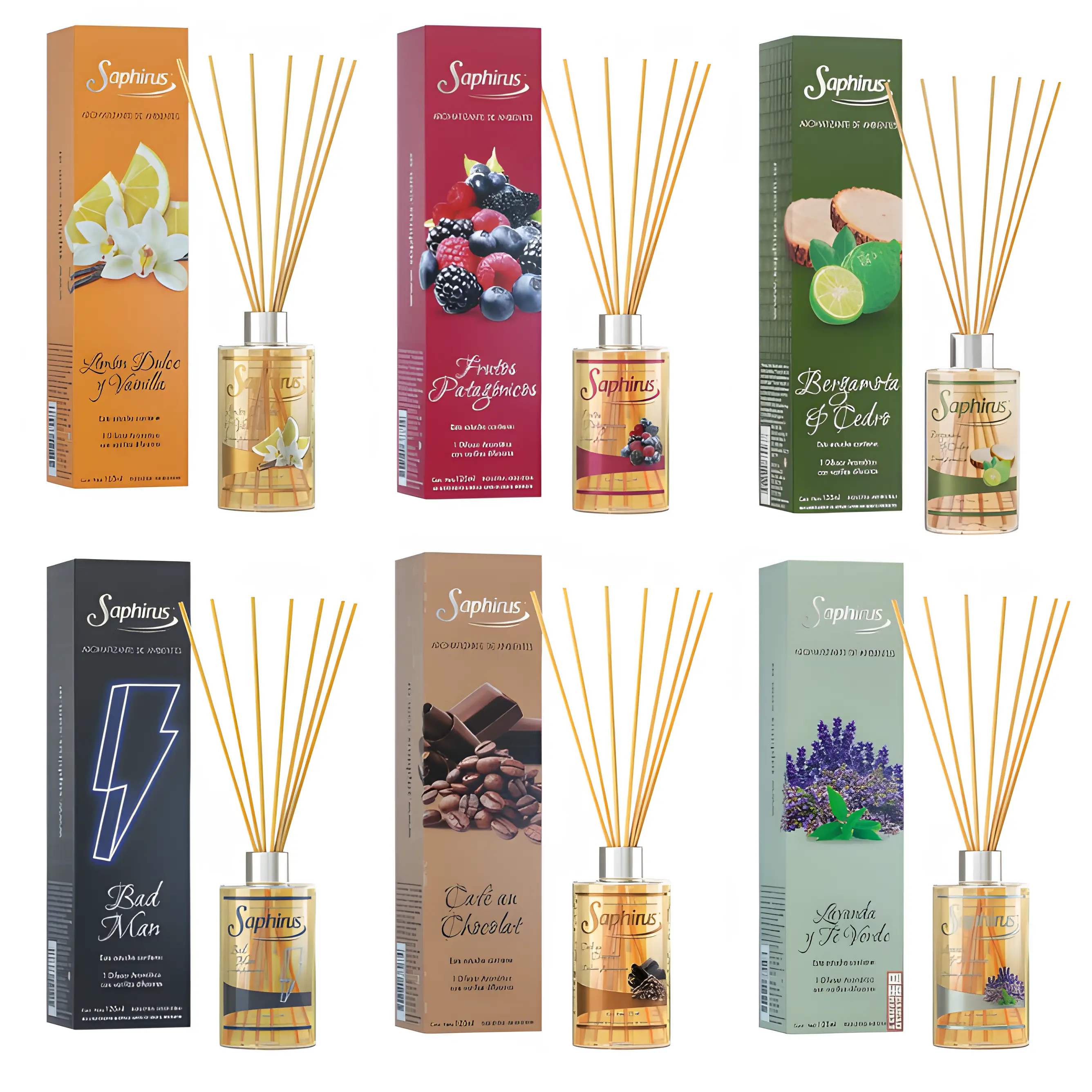 DIFUSOR VARILLAS SAPHIRUS 125ML