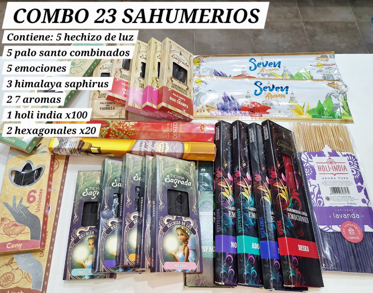 COMBO 23 SAHUMERIOS