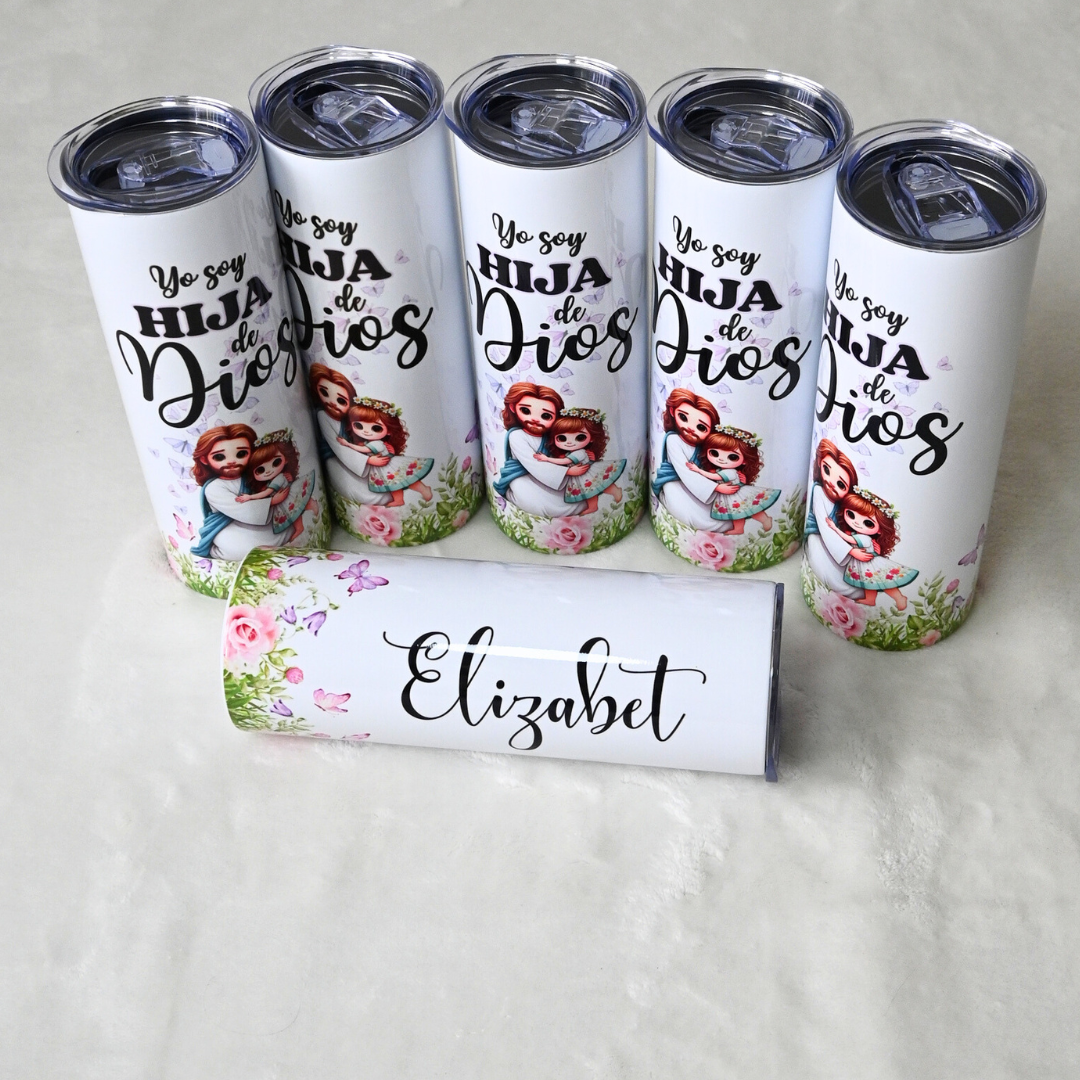 Customized Christian Skiny Tumbler.