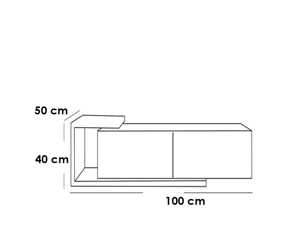 ترابيزة تليفزيون و ترابيزة قهوة ام دى اف - قطعتين