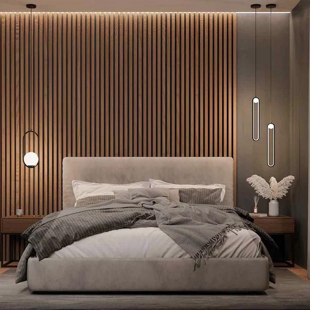 سرير خشب ام دي اف - بيج