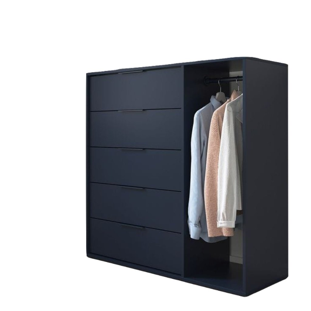 وحدة أدراج - اسود120x50x120 سم