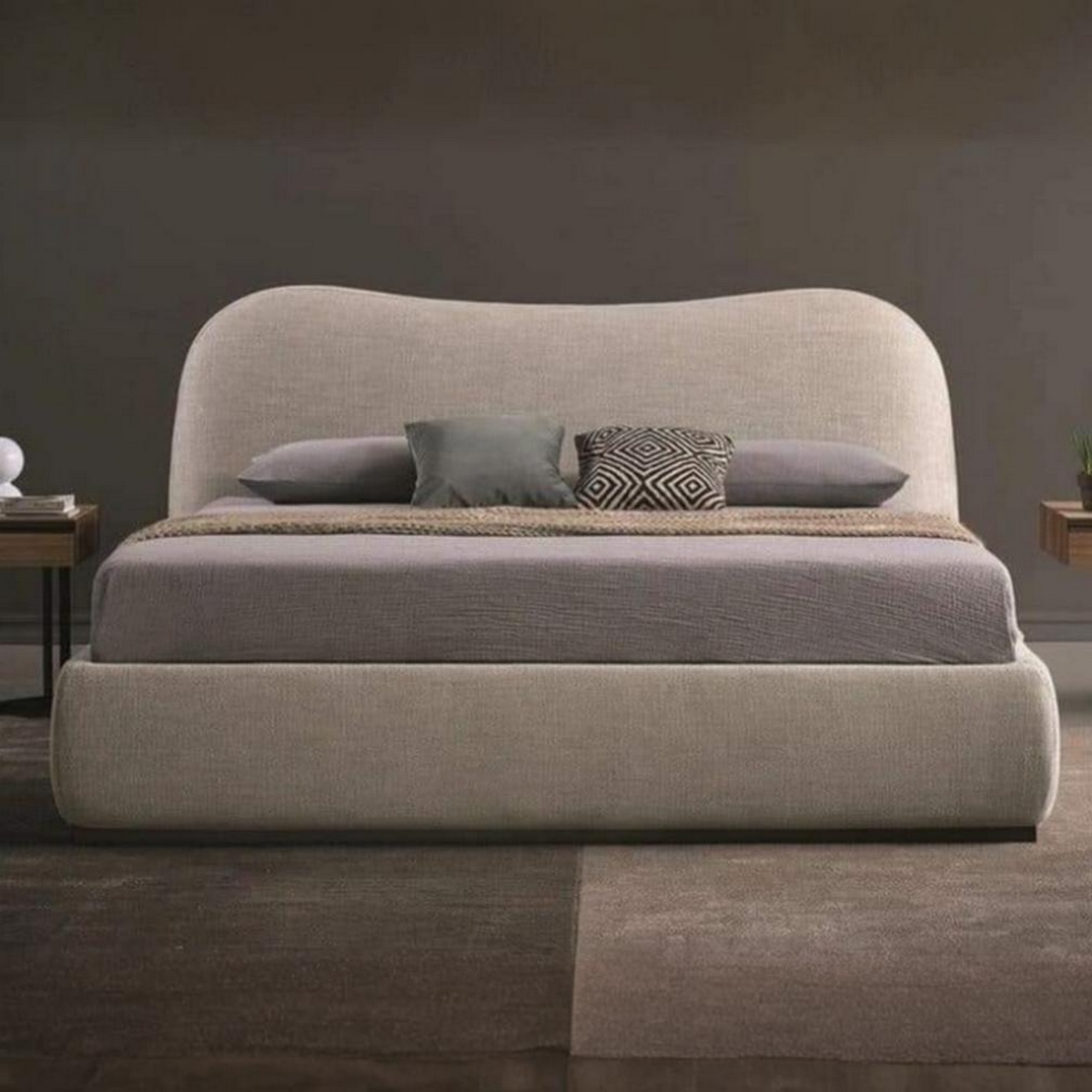 سرير خشب ام دي اف - بيج