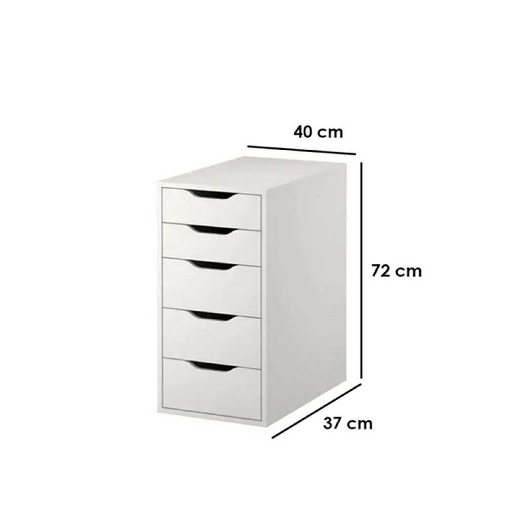 وحدة ادراج ام دي اف 5 ادراج 37x72x40 سم