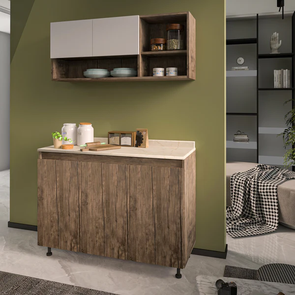 MDFمطبخ- قطعتين