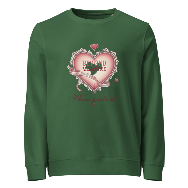 God's Love Is Beyond Measure Unisex organic sweatshirt