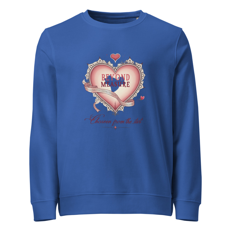 God's Love Is Beyond Measure Unisex organic sweatshirt
