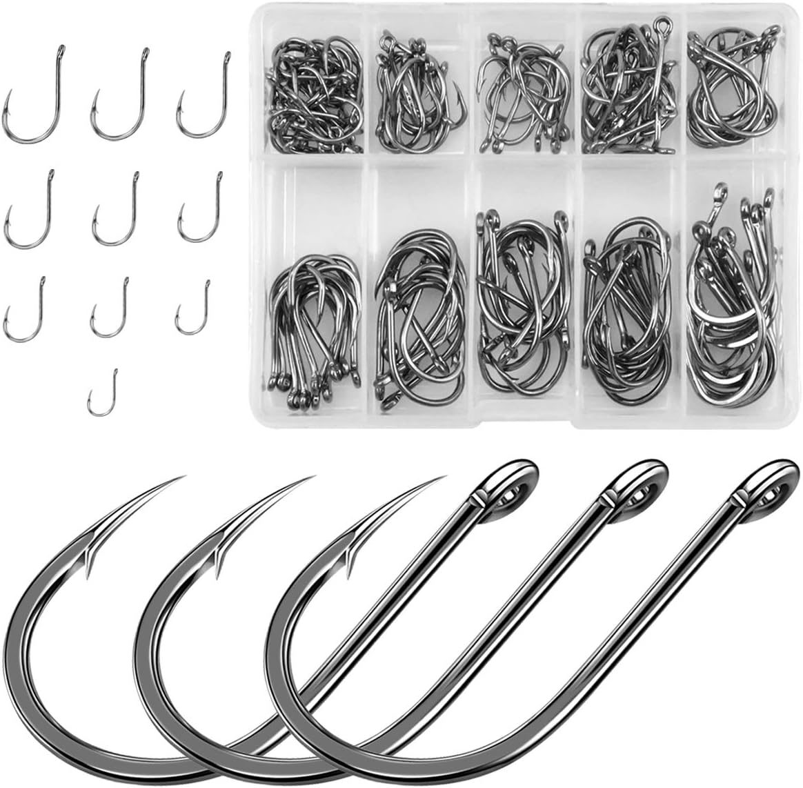 100 žvejybos kalbiukų rinkinys