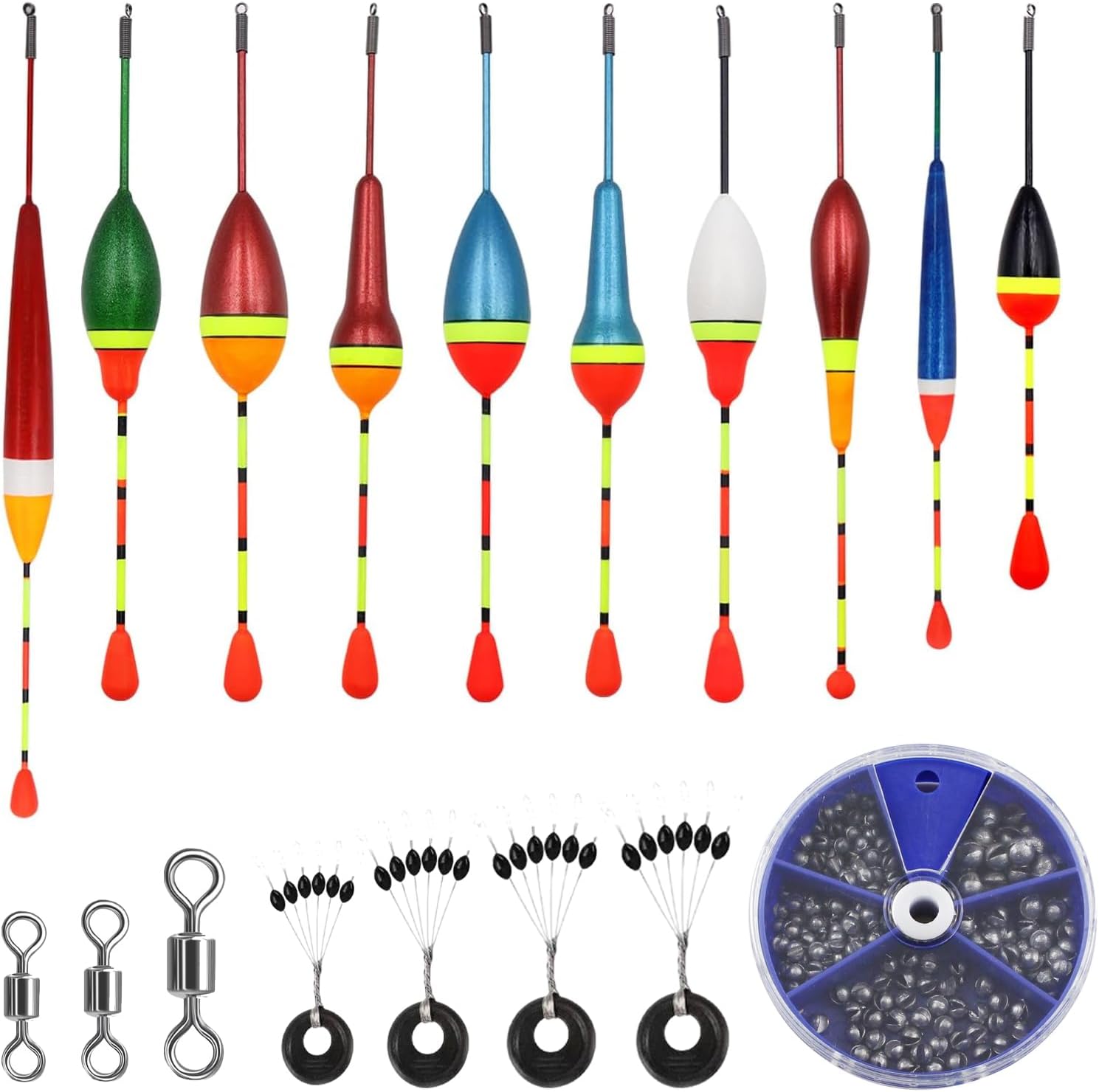 Plūdžių, svarelių+ žvejybos rinkinys