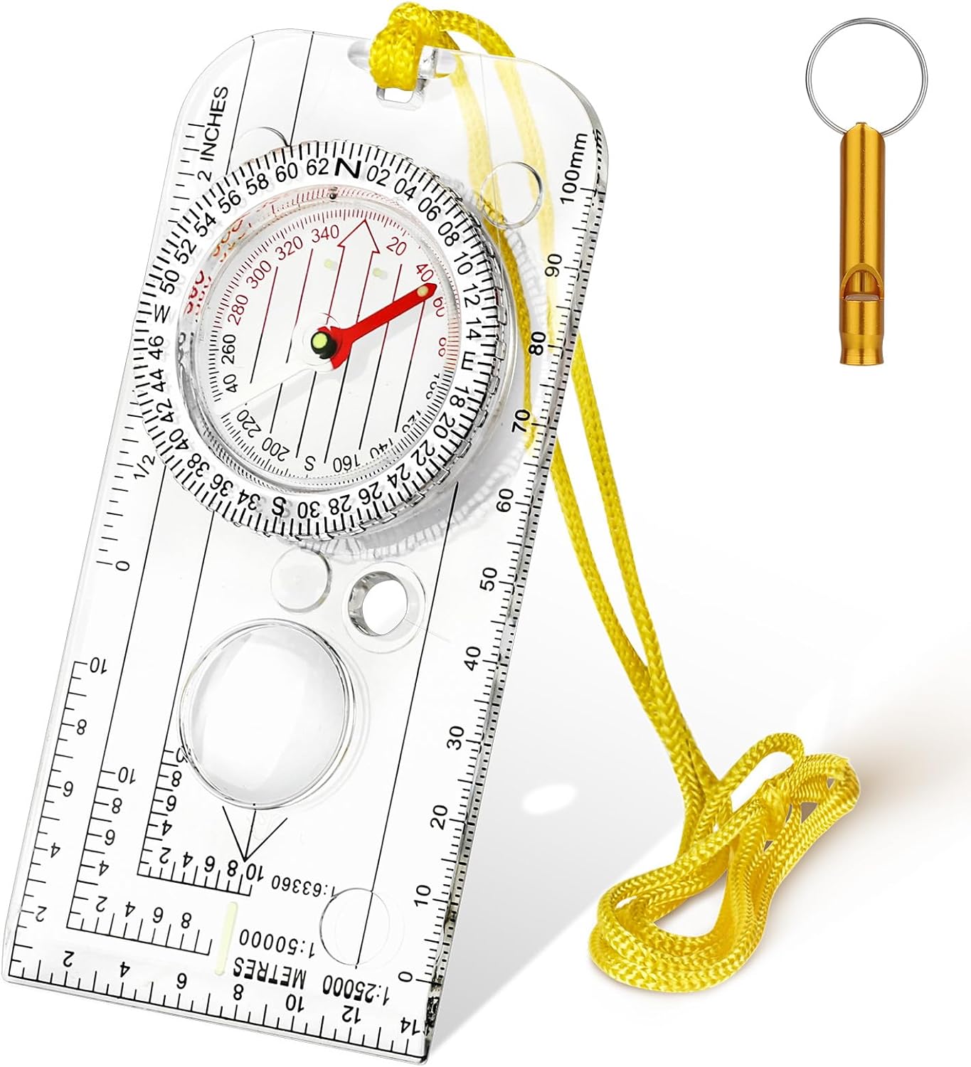 Žygio kompasas su liniuote