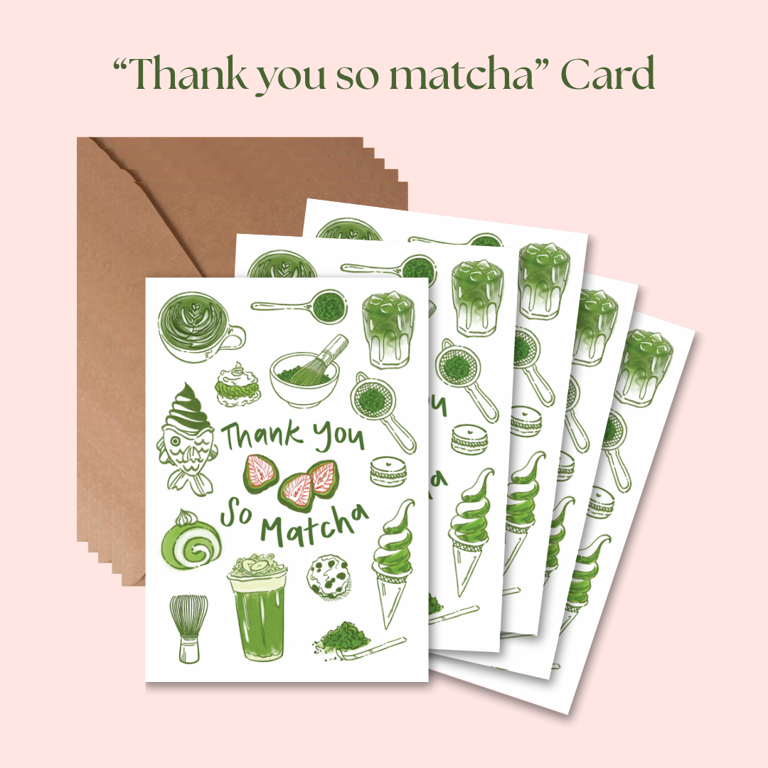 Thank You So Matcha Card Set