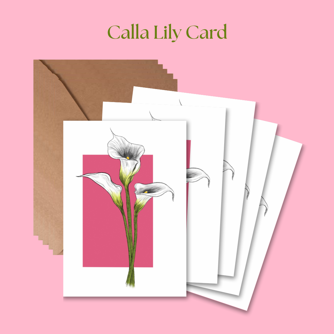 Calla Lily Greeting Card Set