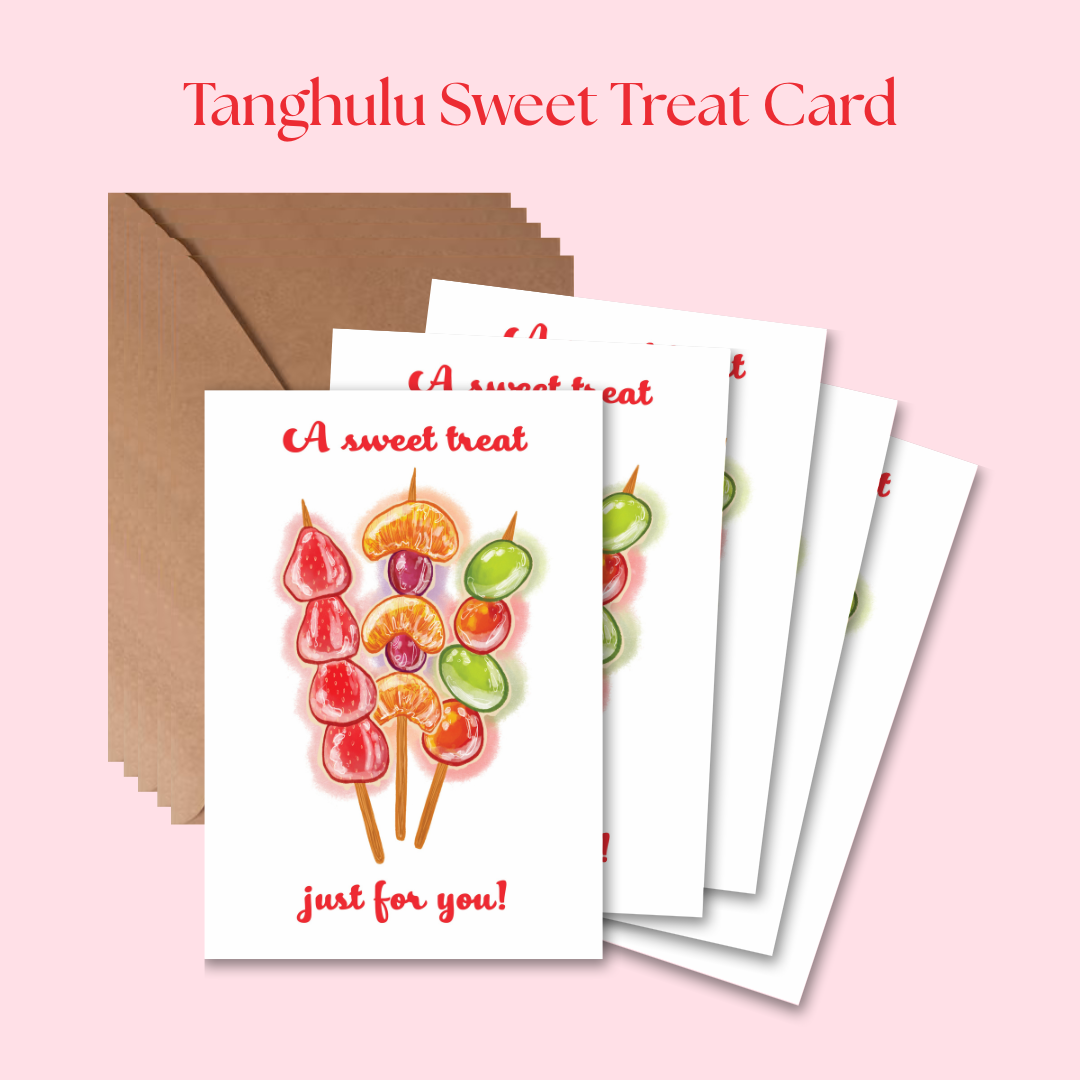 Tanghulu Sweet Treat Card Set