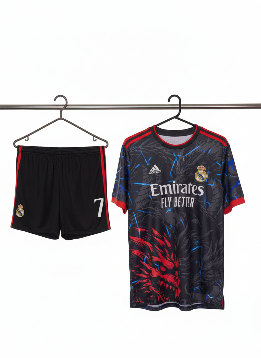 Real Madrid Football Jersey and Shorts Set