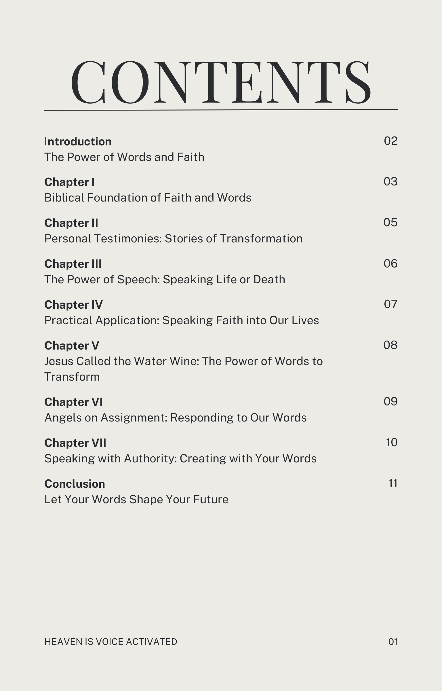 Heaven is Voice Activated