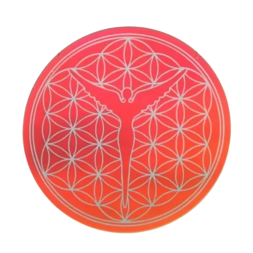 Crístal de Diseño "Flor de la Vida"