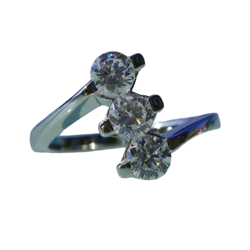 Anillo de Diamante Cristal Claro