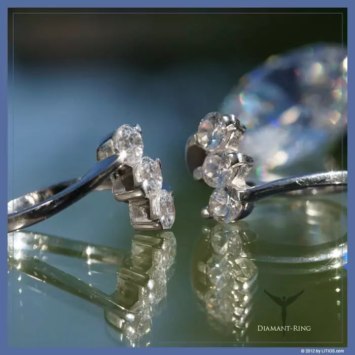 Anillo de Diamante Cristal Claro