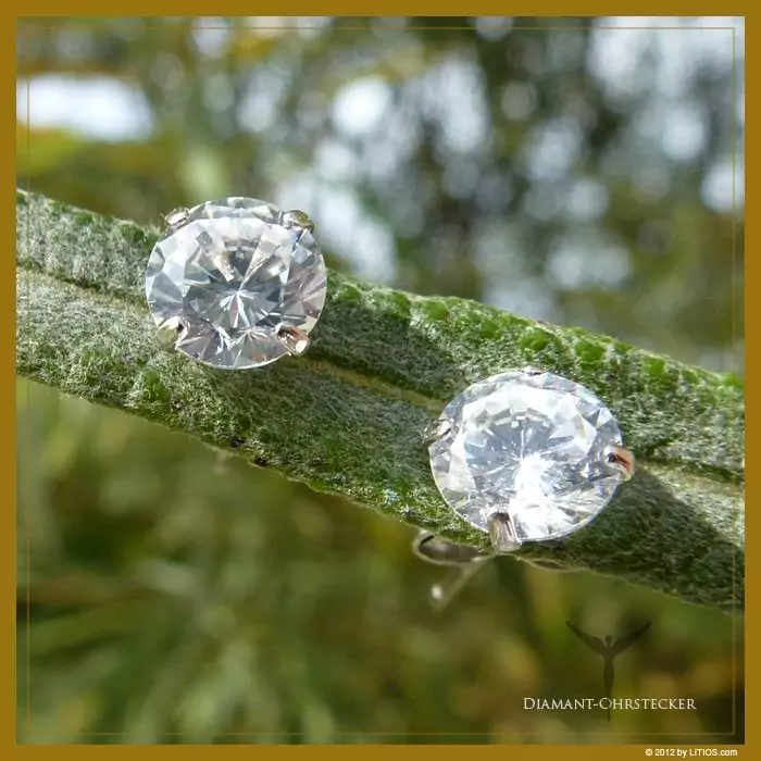 Aros Diamante Cristal Claro