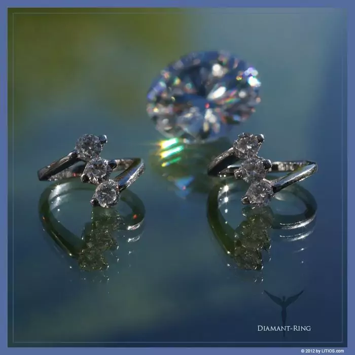 Anillo de Diamante Cristal Claro