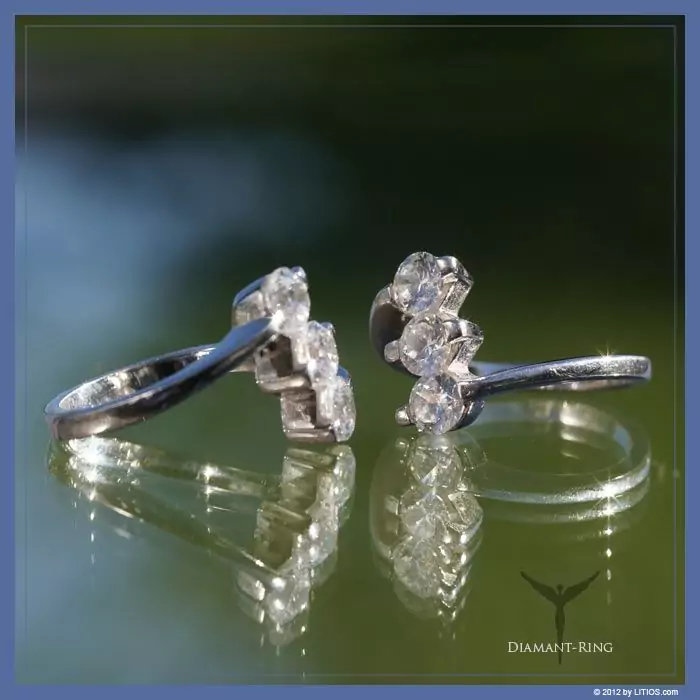 Anillo de Diamante Cristal Claro