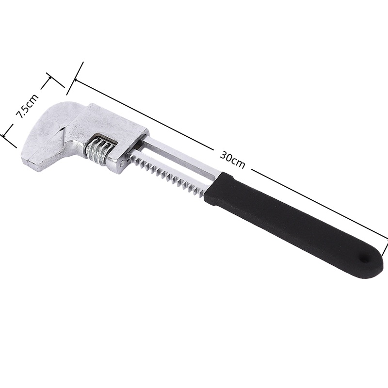 Durable 11-Inch Heavy Duty Adjustable Pipe Wrench – 0-75mm Jaw Opening for Professional Plumbing & Maintenance