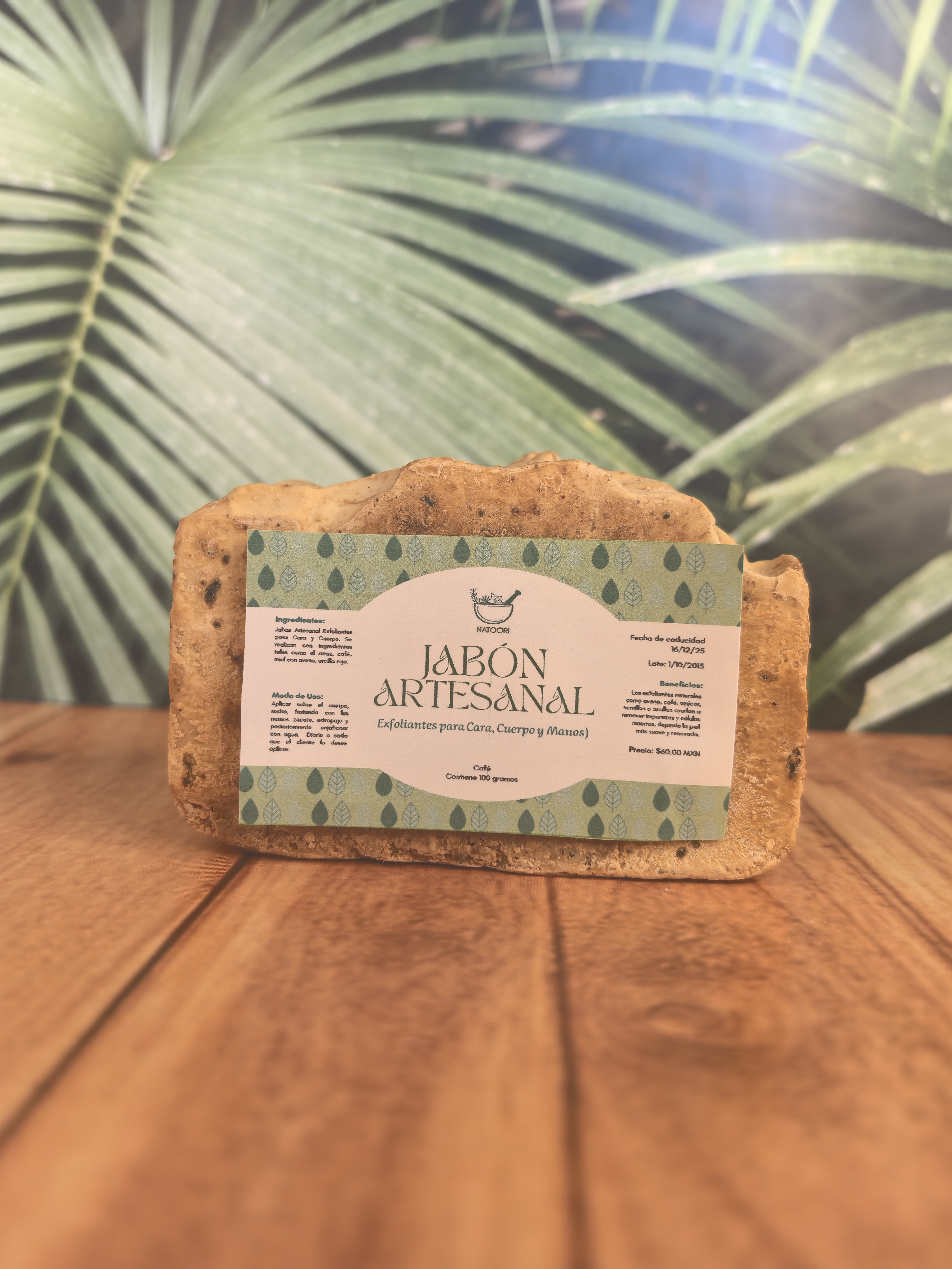 Jabón Exfoliante Artesanal