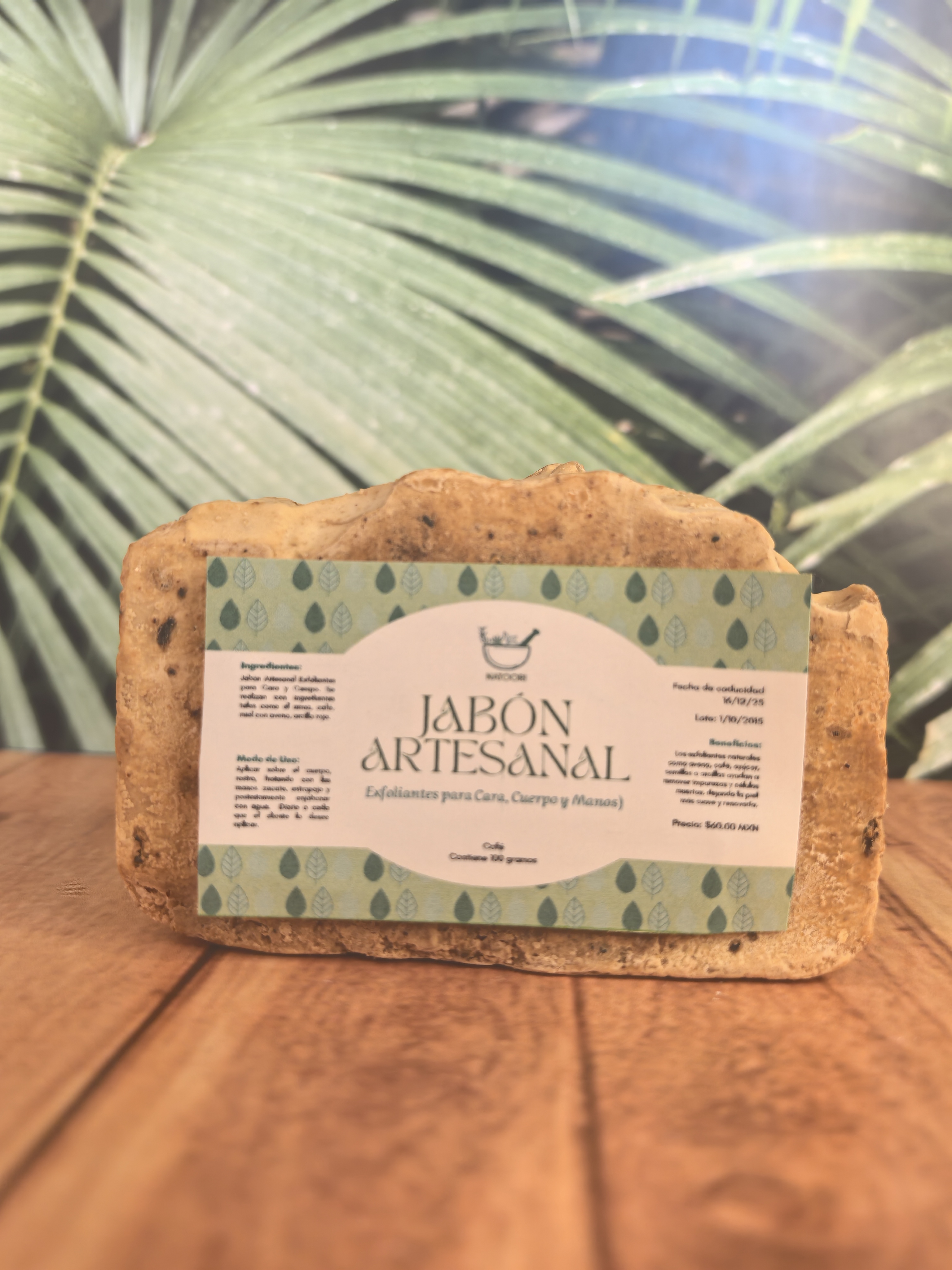 Jabón Exfoliante Artesanal