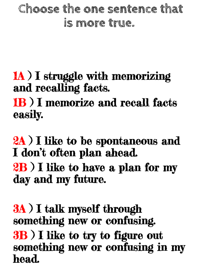 Are You a Left- or Right-Brain Thinker Growth Mindset Survey