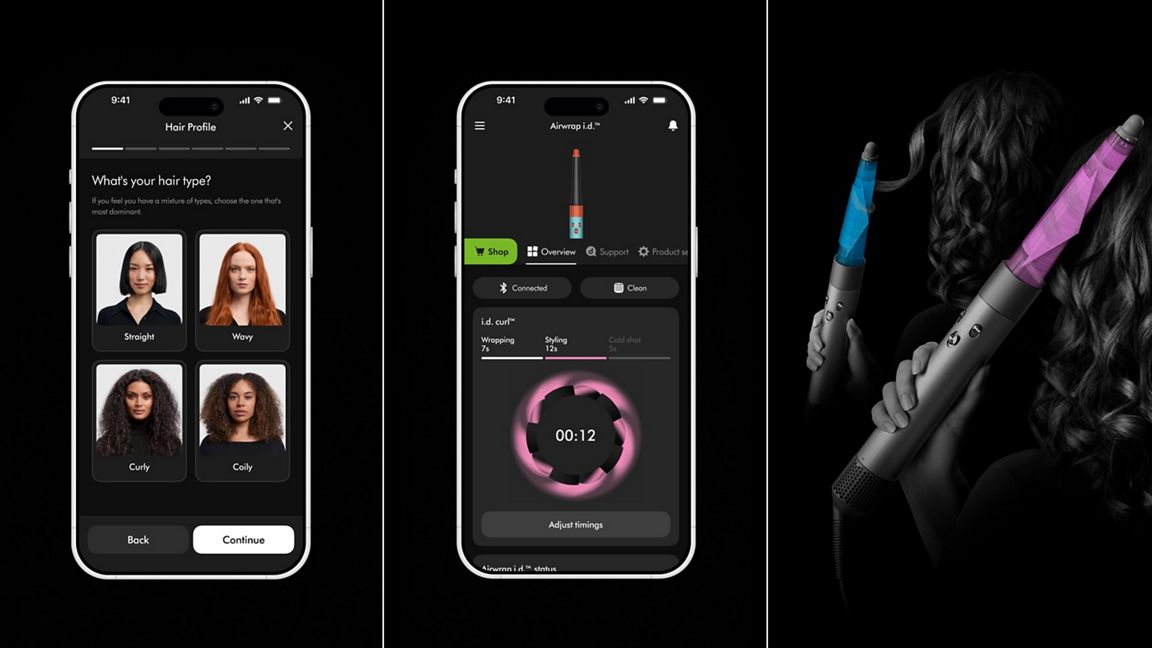 Dyson Airwrap i.d.™ multi-styler and dryer - Straight+Wavy (Ceramic pink)