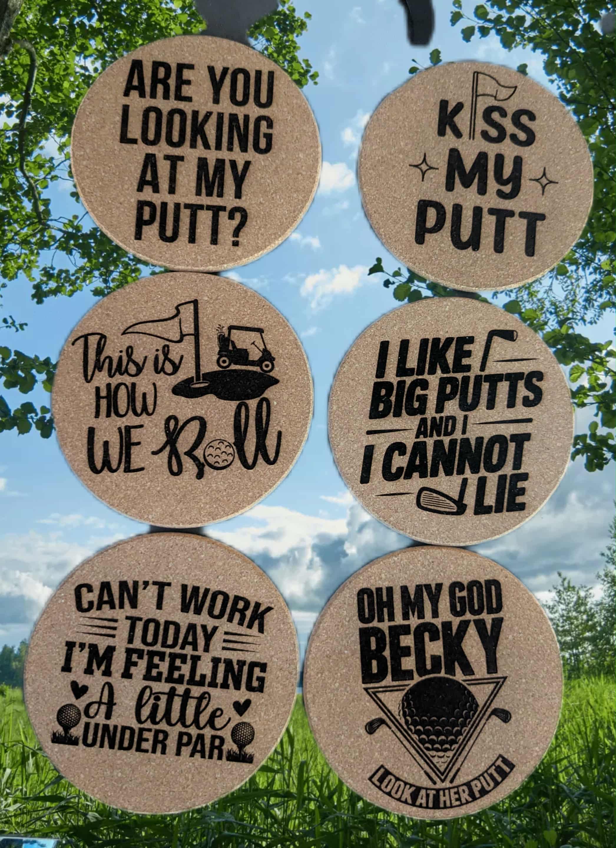 Cork Coasters - Unique Designs or Customize