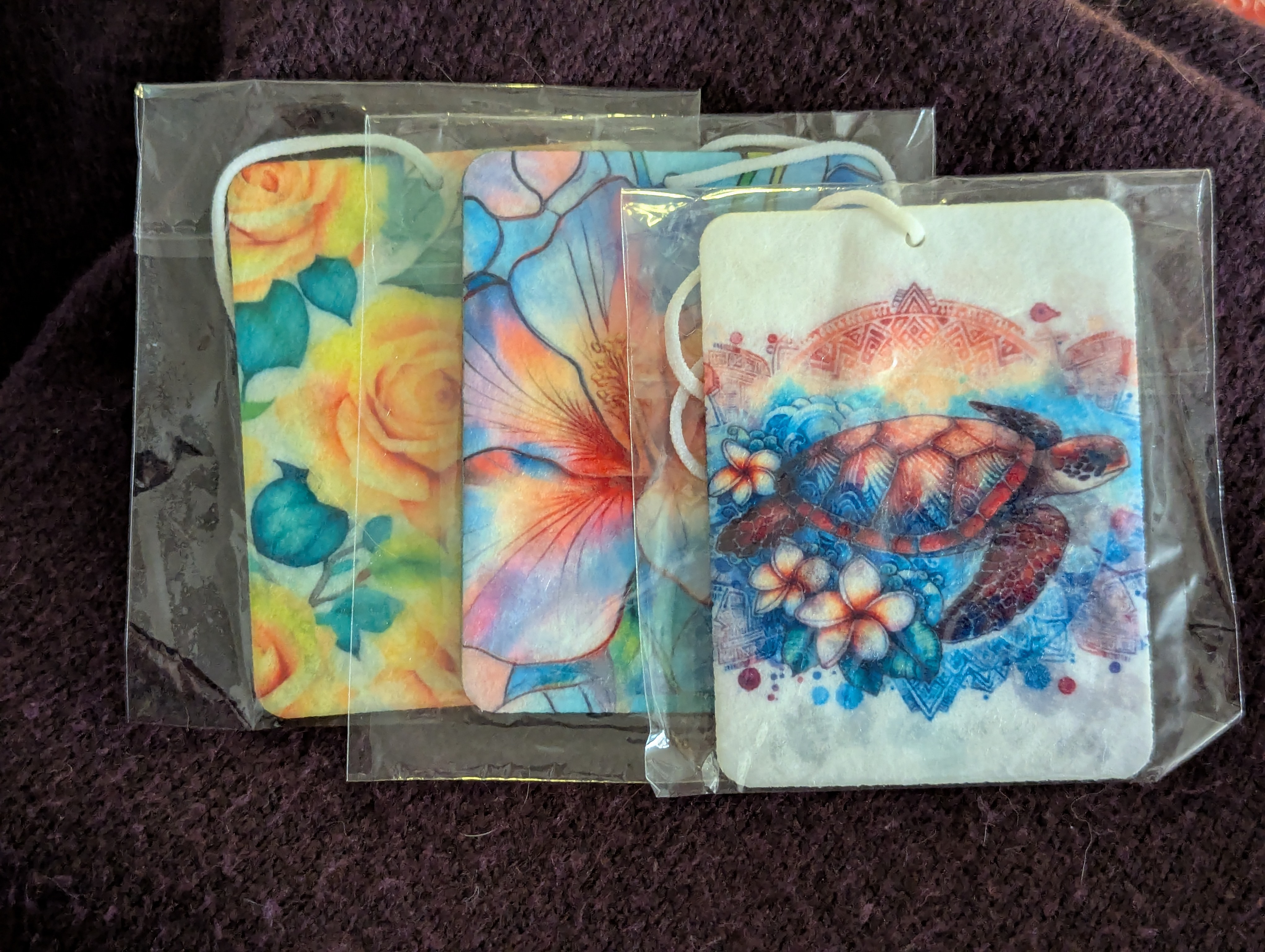 Sublimated Air Fresheners – 4" x 3"