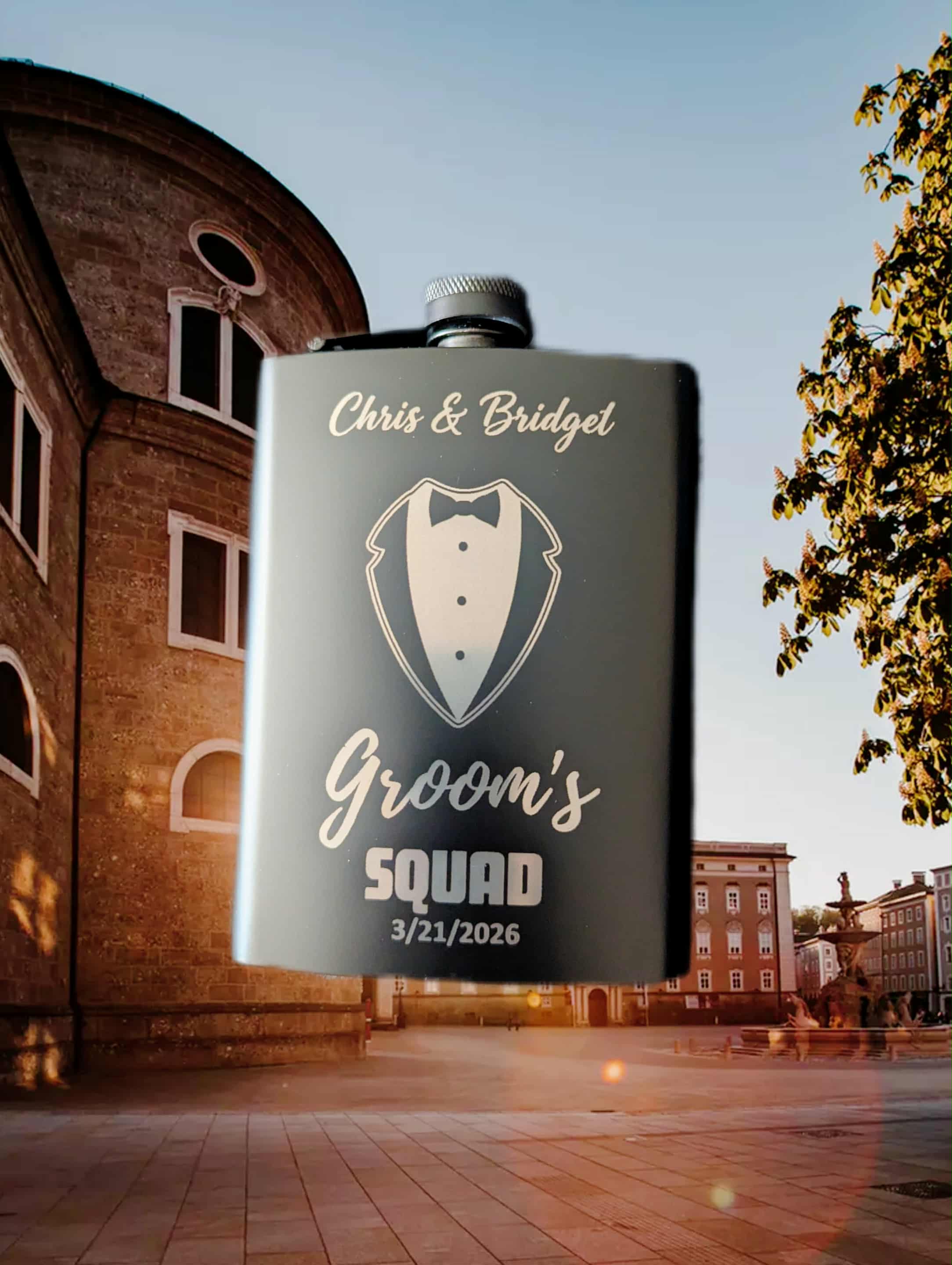 Engraved Metal Flask – Personalized Keepsake for Any Occasion