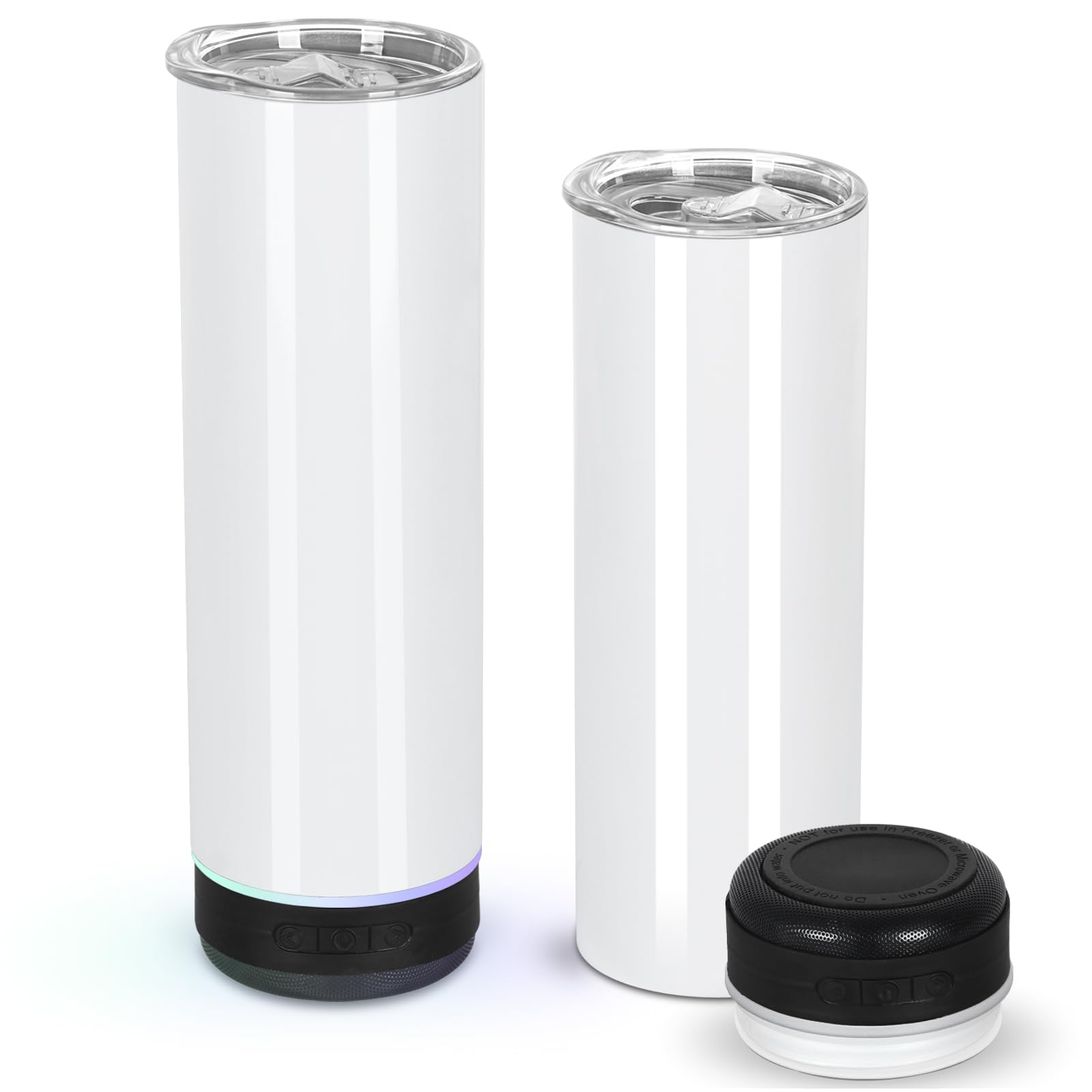 20 oz Stainless Steel Tumbler with Bluetooth Speaker