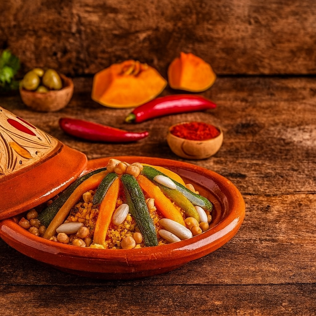  Moroccan Vegetable Stew with Chickpeas