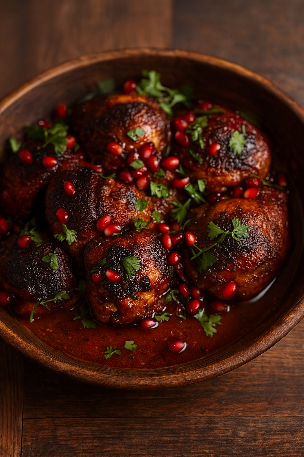 Aleppo-Style Chicken with Aleppo Pepper & Pomegranate Molasses