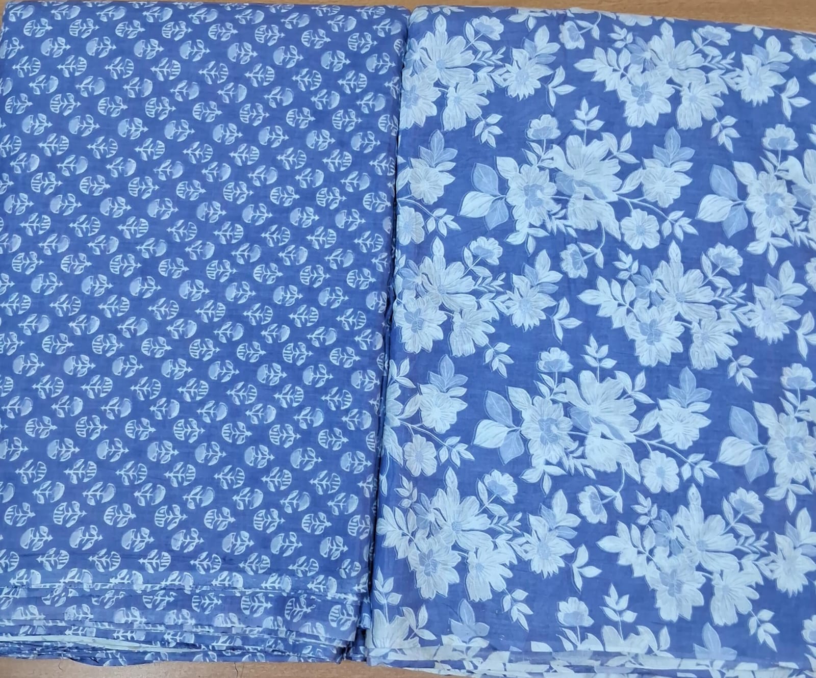 Cotton Print – Everyday Comfort- Blue Floral Cotton Fabric