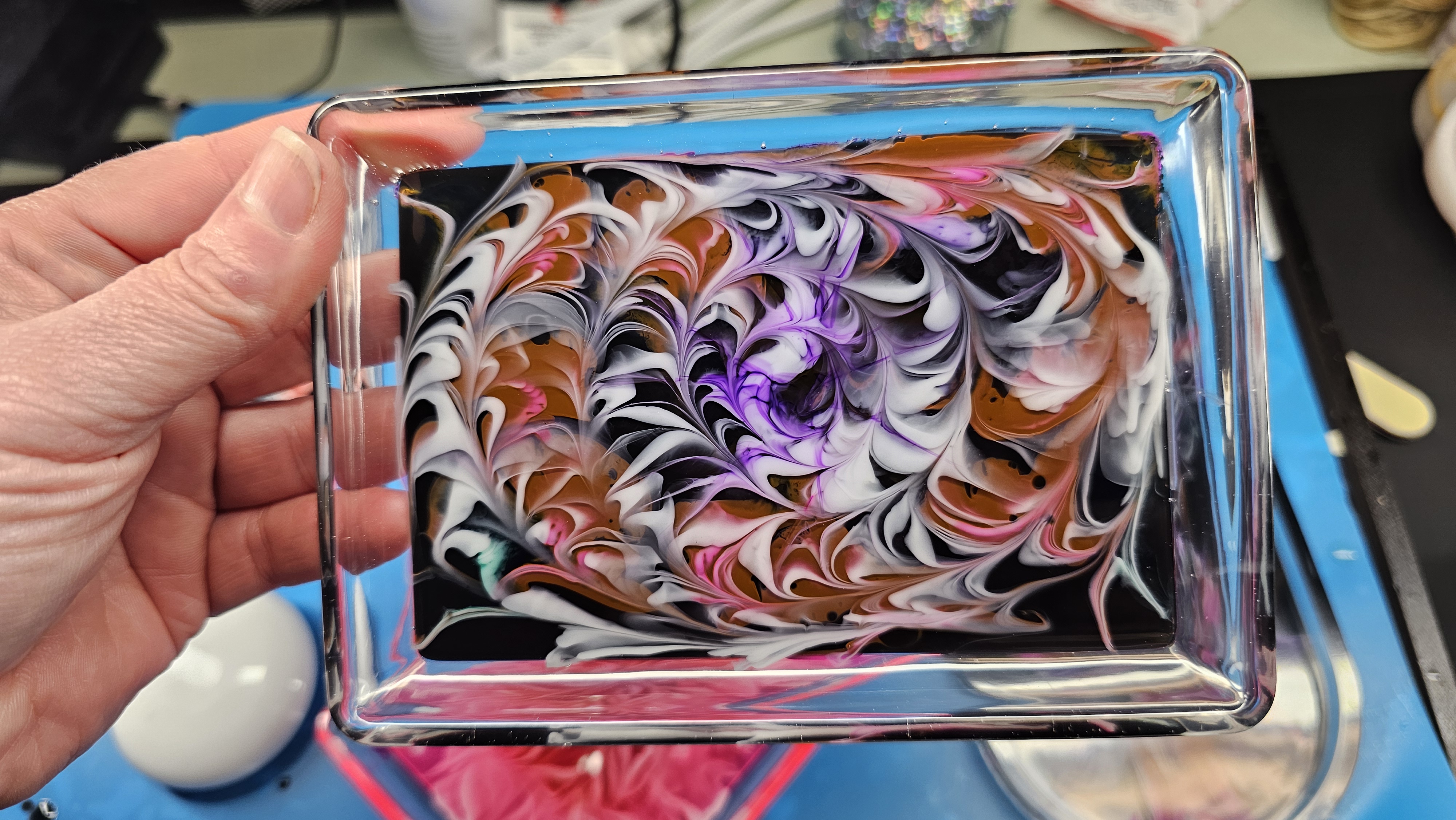 Handmade Swirl Glass Tray
