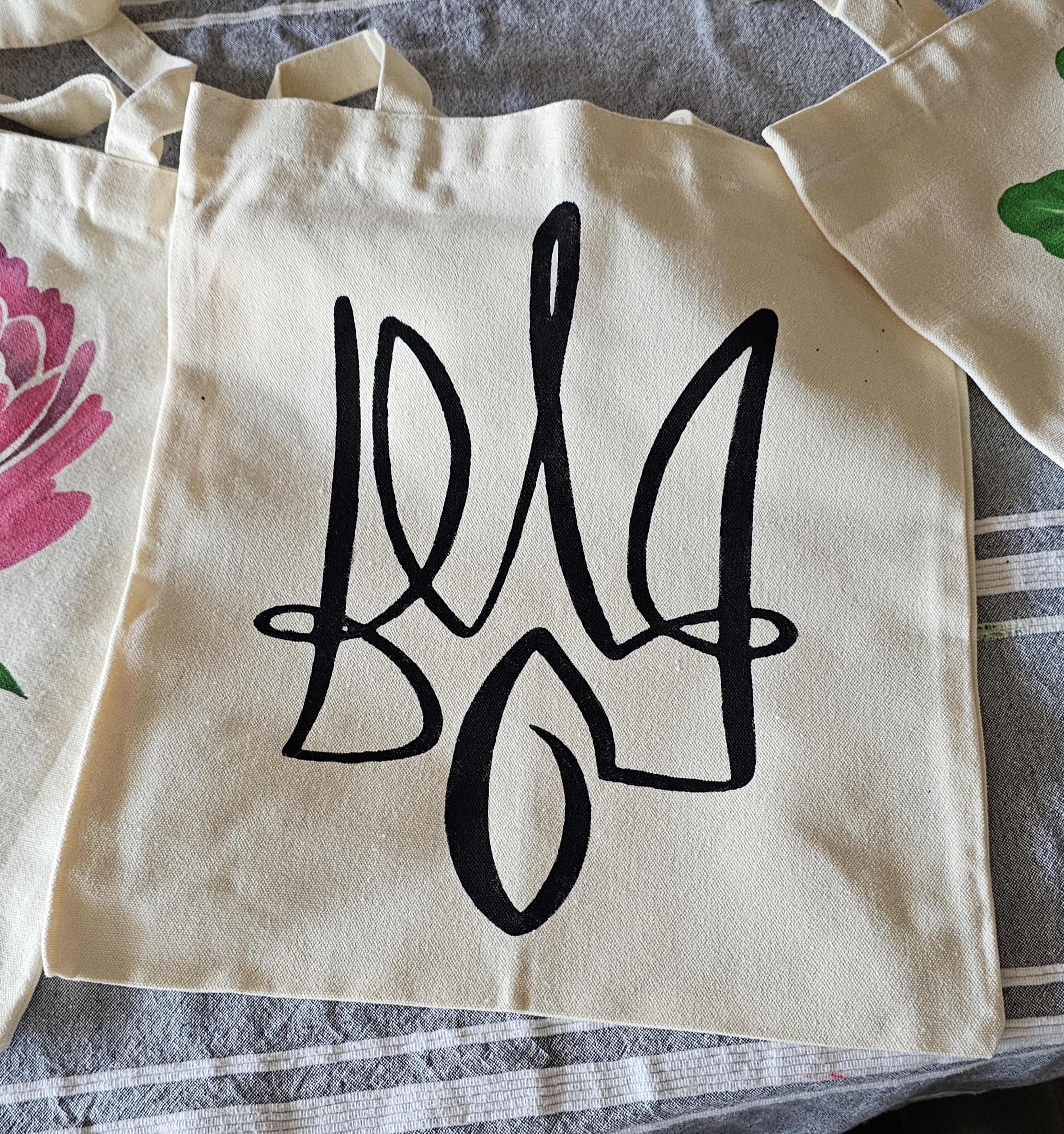 Abstract Art Canvas Tote Bag